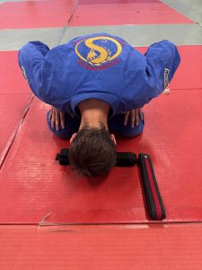 Touching Head To New Belt